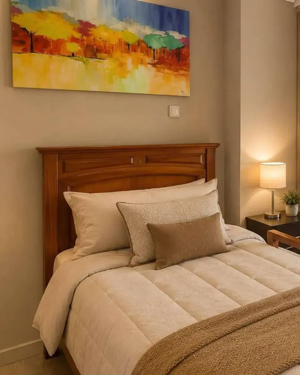 Habitación individual luminosa